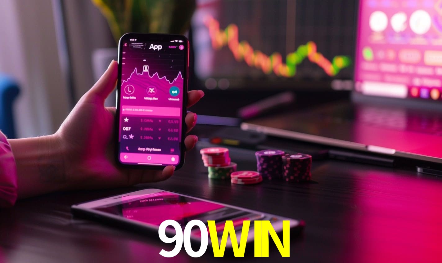 Comparação APP mobile vs versão web da 90WIN